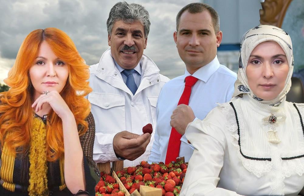 Russian presidential candidates, Elvira Agurbash, Pavel Grudinin, Maxim Suraikin, Ayna Gamzatova