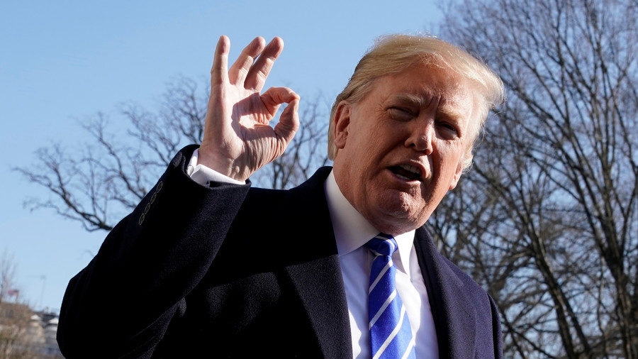 Click to enlarge US President Donald Trump