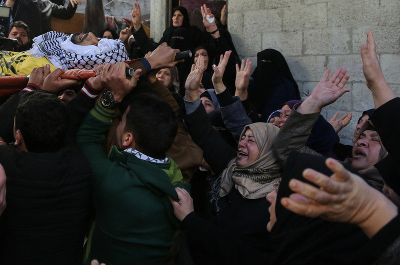 Mahmoud al-Masri, killed the previous day in confrontations with Israeli troops
