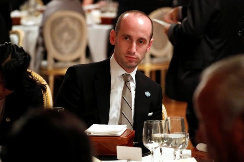 Click to enlarge White House policy advisor Stephen Miller