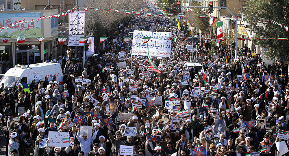 Pro-government demonstrations in Iran