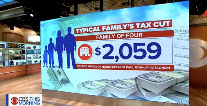 tax plan screenshot from CBS