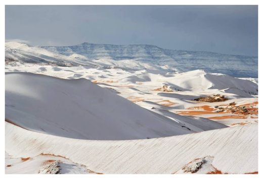 Snow in the Sahara