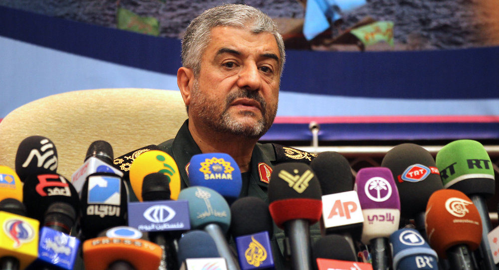 Iranian Revolutionary Guard commander Brigadier General Mohammad Ali Jafari