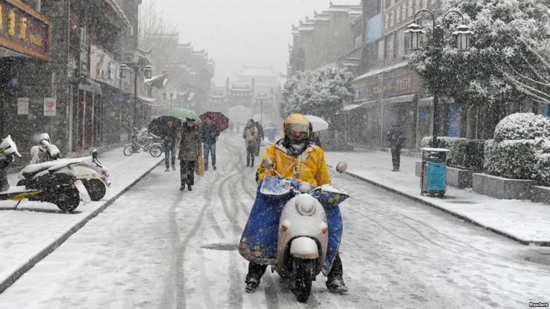 Click to enlarge snow China