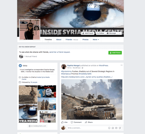 Click to enlarge Mangal's facebook