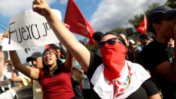 Honduras demonstration