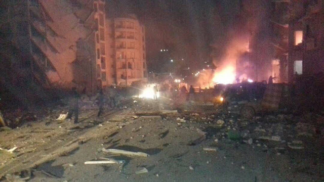 Massive explosion in Idlib