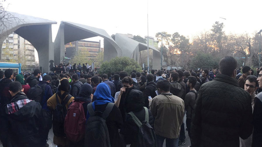tehran protest