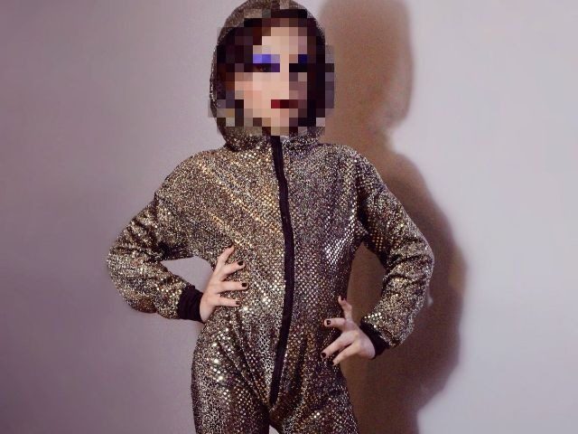 Click to enlarge Queen Lactatia nine year old drag queen