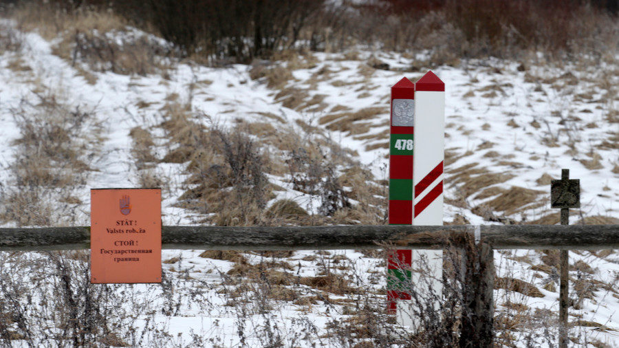 Latvia Russia border