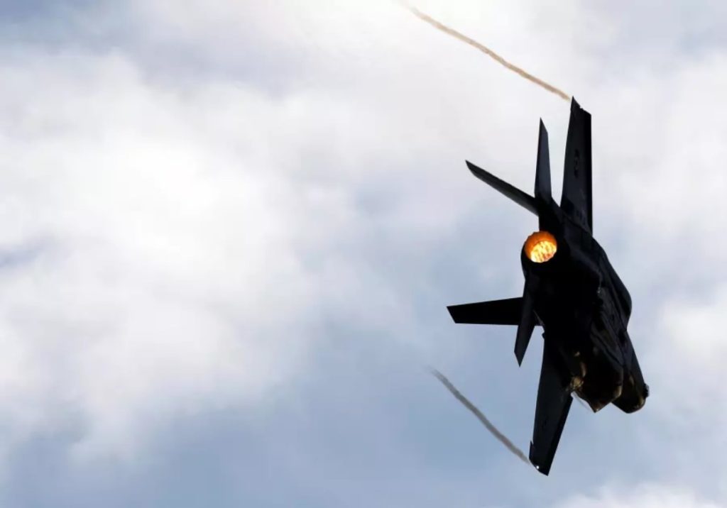 An Israeli Air Force F-35 fighter