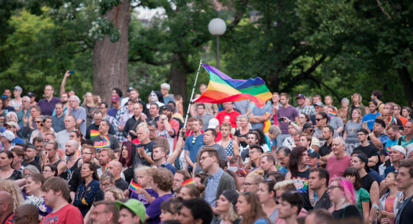 gay pride flags