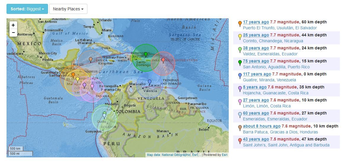caribbean sea earthquake