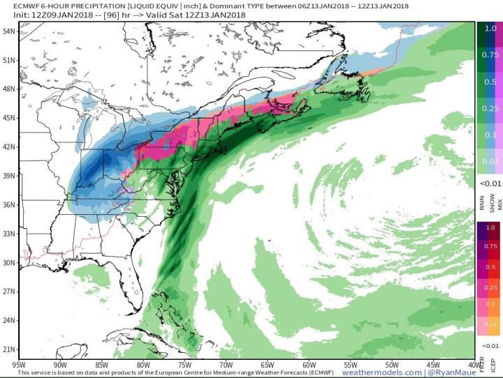 east coast us winter storm january 2018