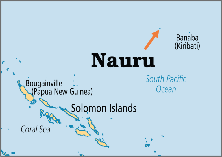 map Nauru