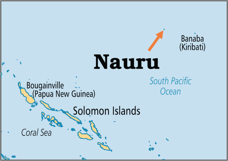 Click to enlarge map Nauru
