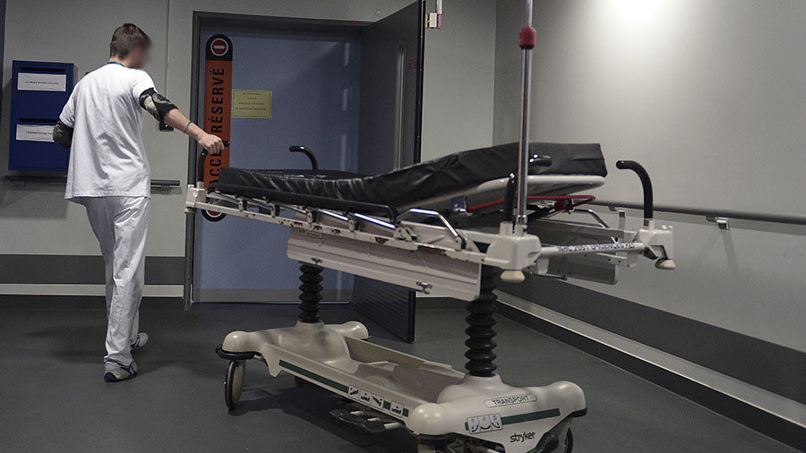 Click to enlarge Hospital gurney