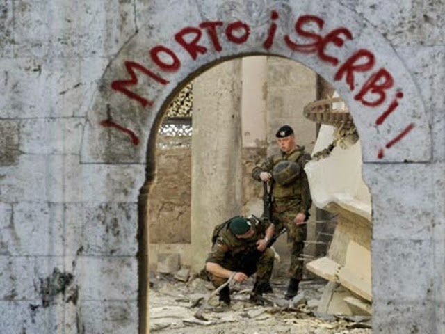 NATO occupying forces Albanian terrorist