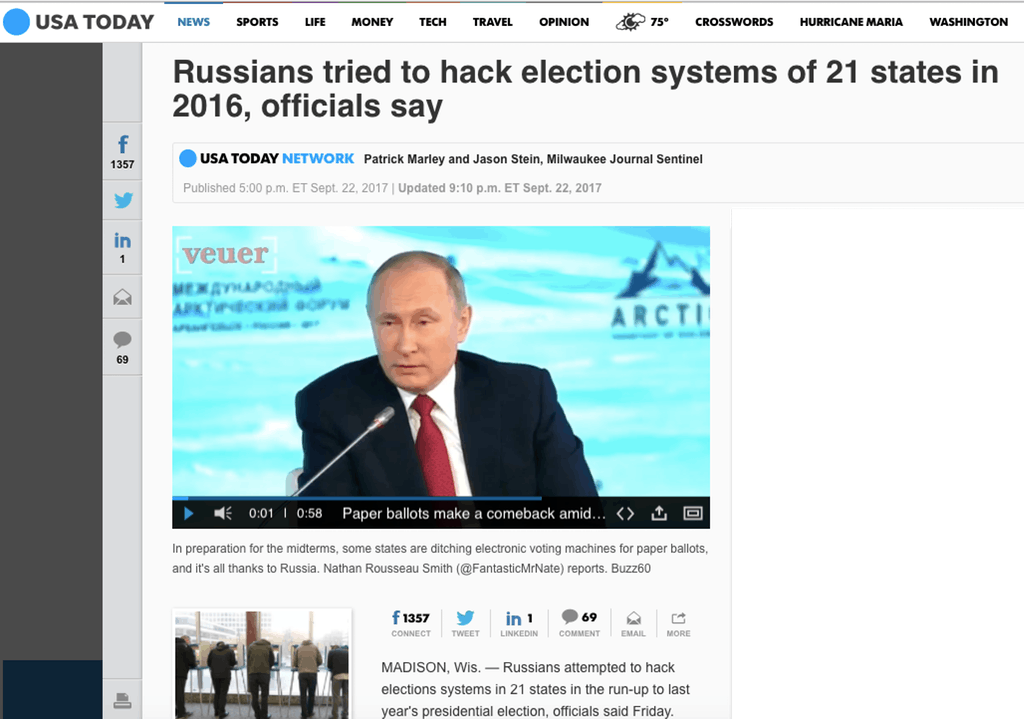 usatoday headline