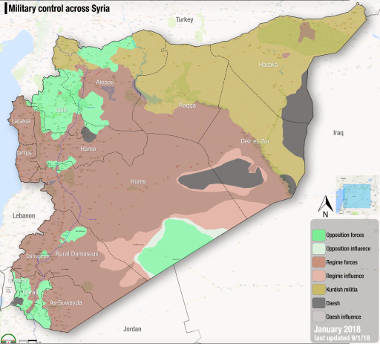 syria map