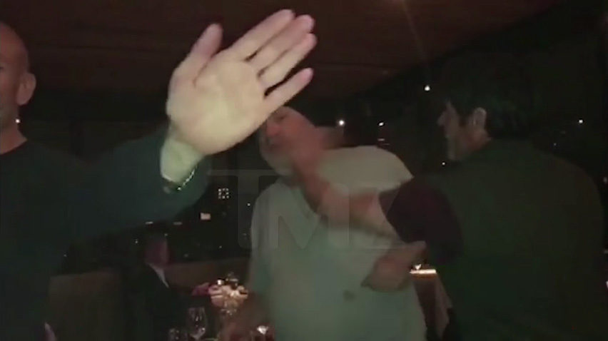 Weinstein slapped