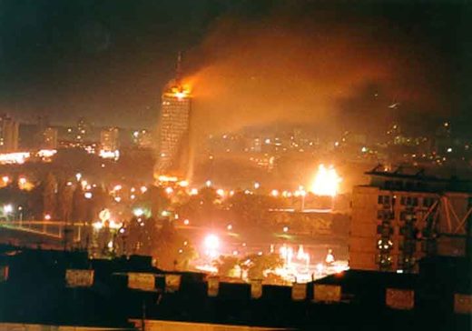 Click to enlarge NATO bombing belgrade