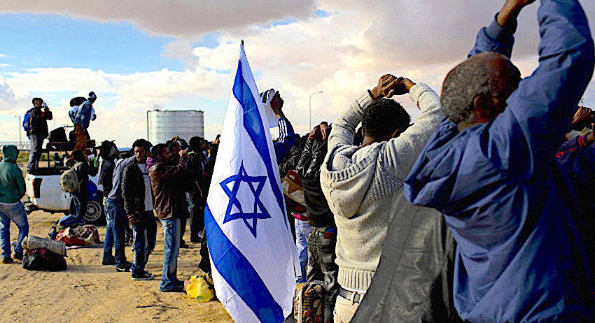 Click to enlarge African refugees