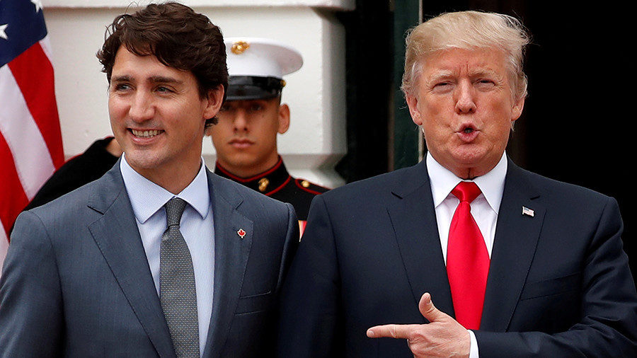 Click to enlarge Trump Trudeau