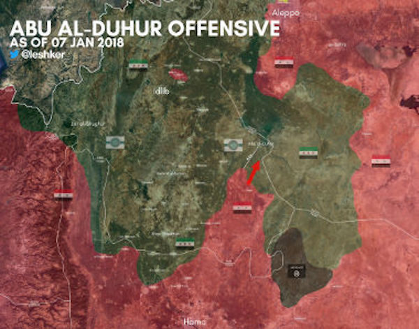 The Syrian army attack