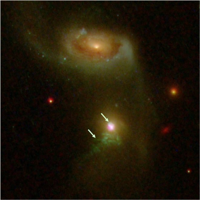 black hole burps