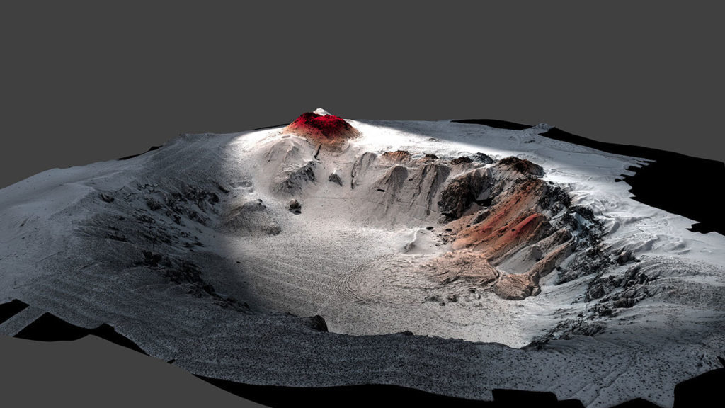 Click to enlarge Havre Seamount topography