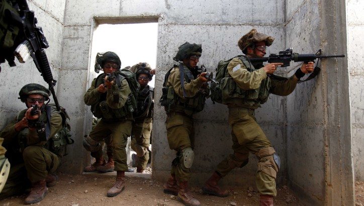 IDF soldiers training