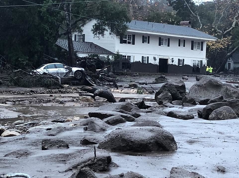 Click to enlarge California mudslides