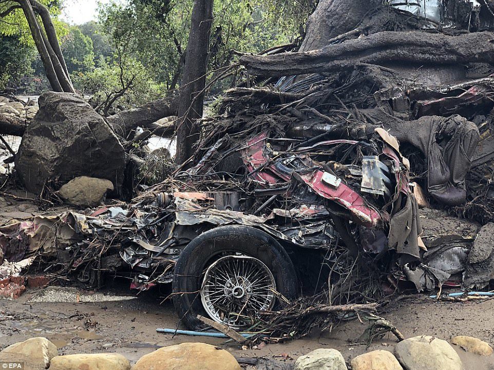 Click to enlarge California mudslide