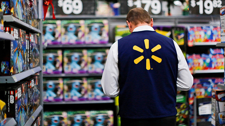 Click to enlarge Walmart employee