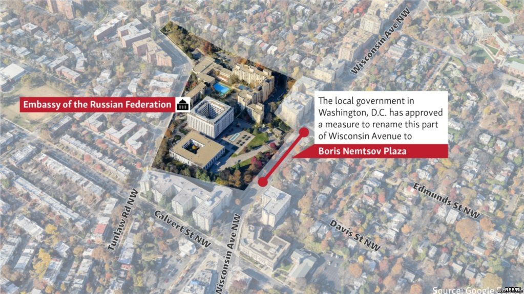 map Washington street rename
