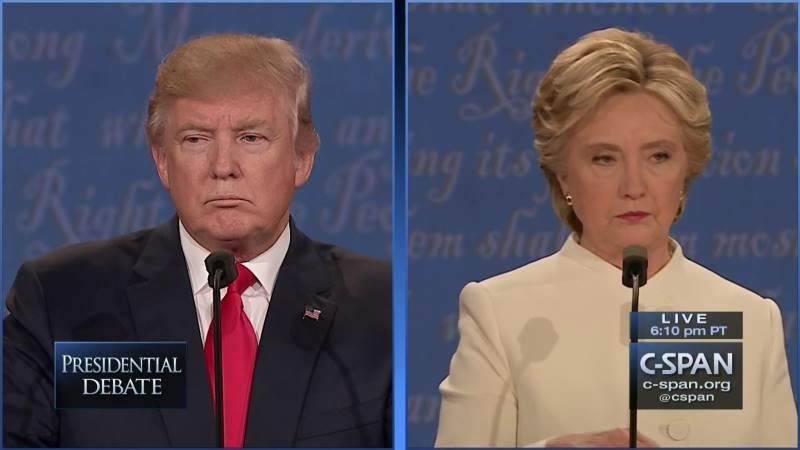 trump clint election debate