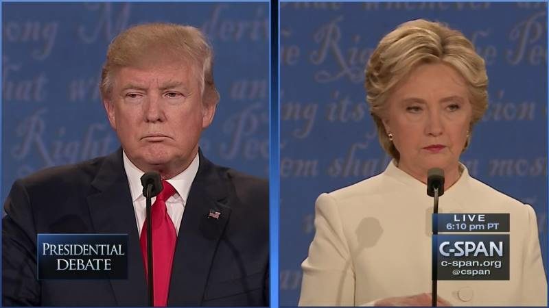 Click to enlarge trump clint election debate
