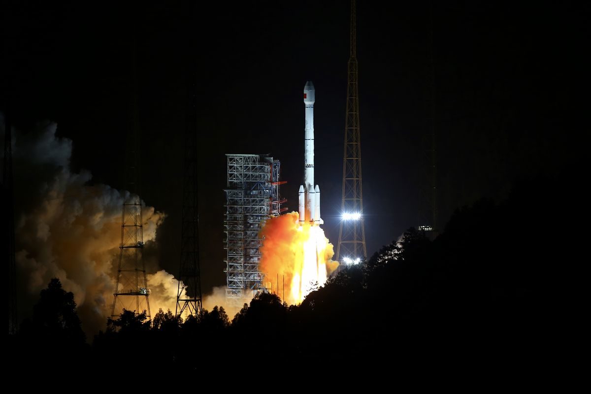 Click to enlarge Long March 3B Chinese rocket