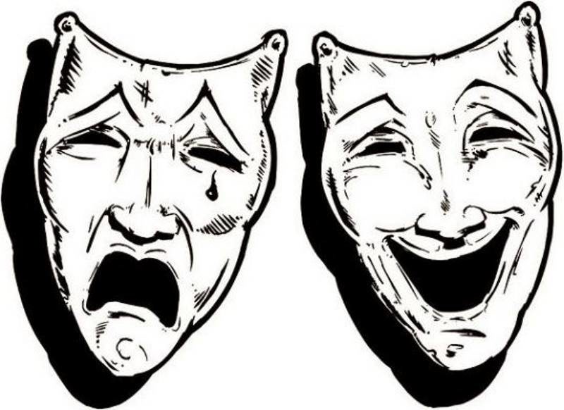 theater mask tragic comic