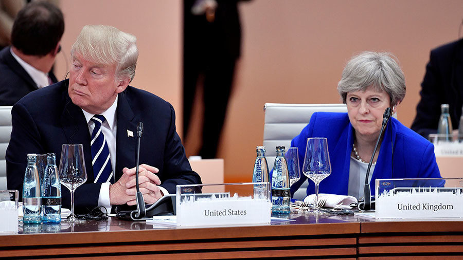Trump and Theresa May