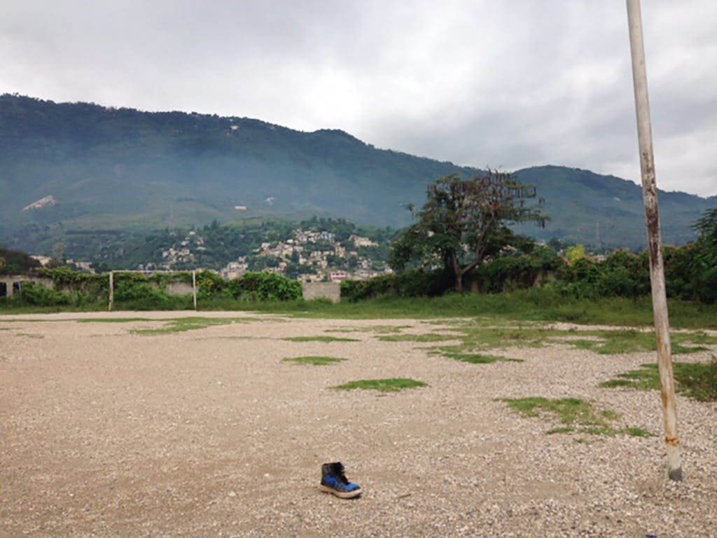 Maranatha College in Port-au-Prince soccer field
