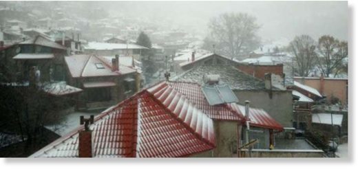 A village north of Larisa