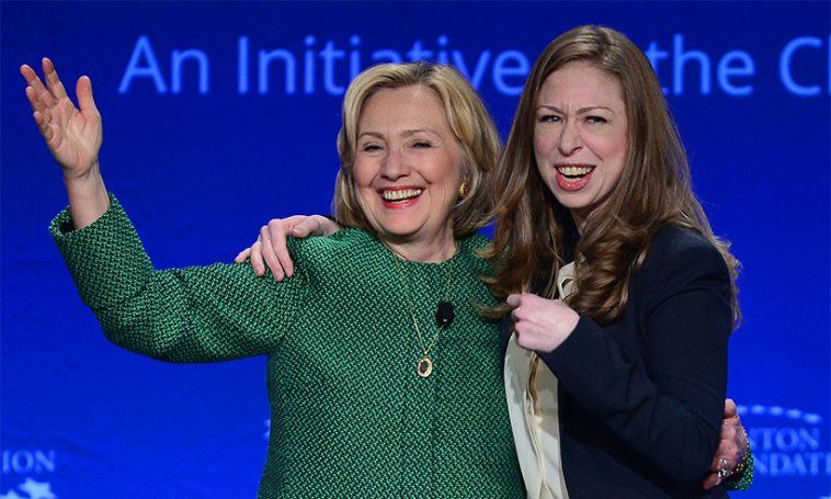 Hillary and Chelsea Clinton