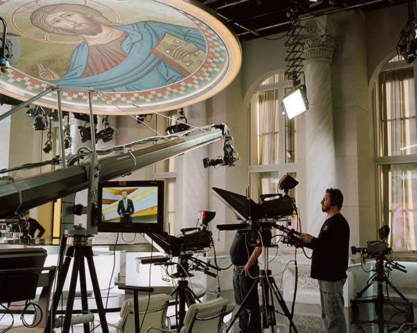 Click to enlarge Tsargrad TV's studios