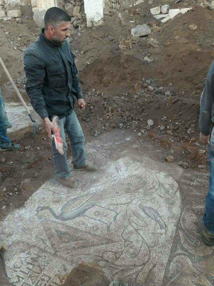 mosaic demining syria
