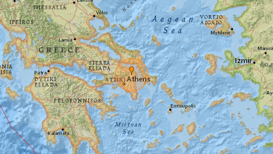 Click to enlarge Greece earthquake