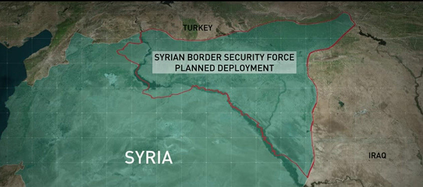 Syrian US border force