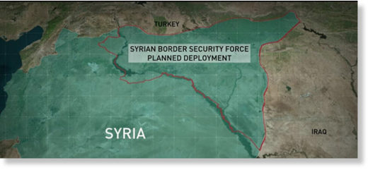 Syrian US border force